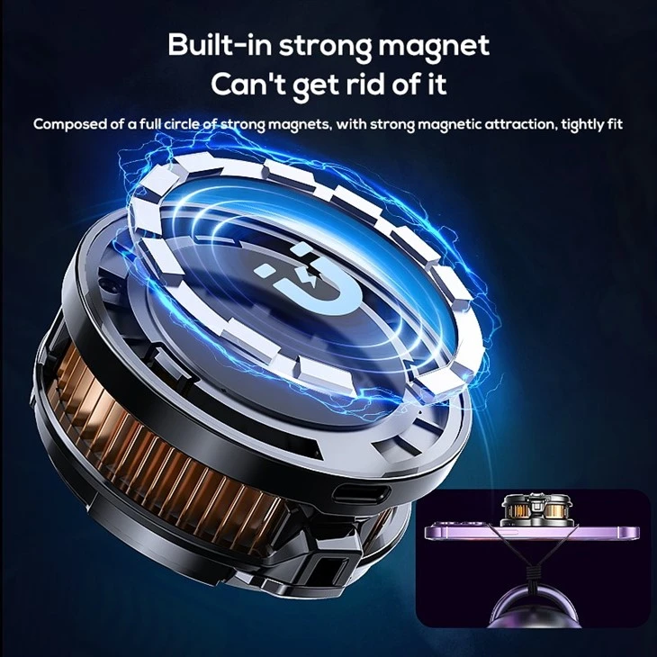 MEMO CX07 RGB Semiconductor Phone Game Cooler Mobile Cooling Fan For Gaming best